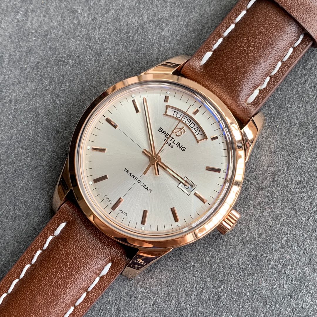 Breitling V7 Breitlingtransocean Day Datebreitlingnew Style- Mold Opening Gram 1,size4312.8 ,316l Cnc ,watch Clasp Logo Original V7 Movement Cal45 V7 Waterproof Qc Luminousoriginal Luminous 4w .v7 Maker