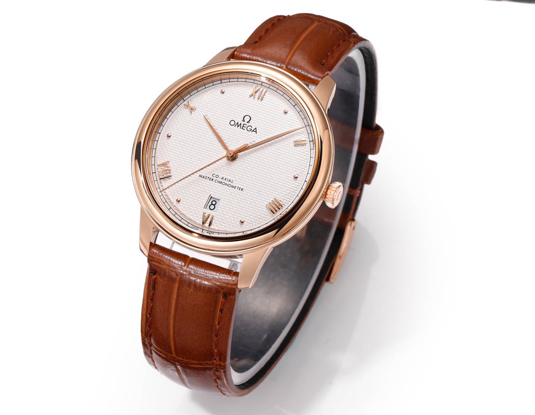 Omega Gtfactory Gt 40 Watch Case Mold Opening, Original Dial Pvd Steel Strap Clasp Omega8800 Movement, Sapphire Crystal