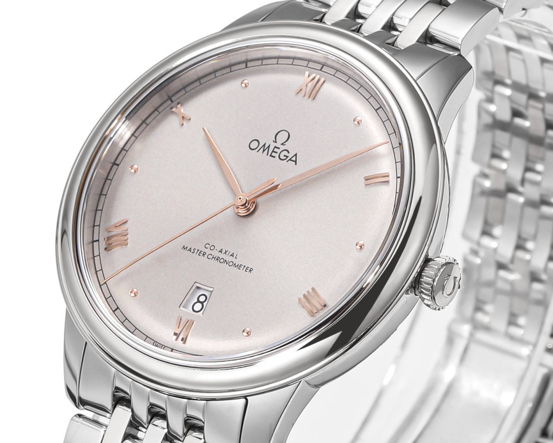 Omega Gtfactory Gt 40 Watch Case Mold Opening, Original Dial Pvd Steel Strap Clasp Omega8800 Movement, Sapphire Crystal