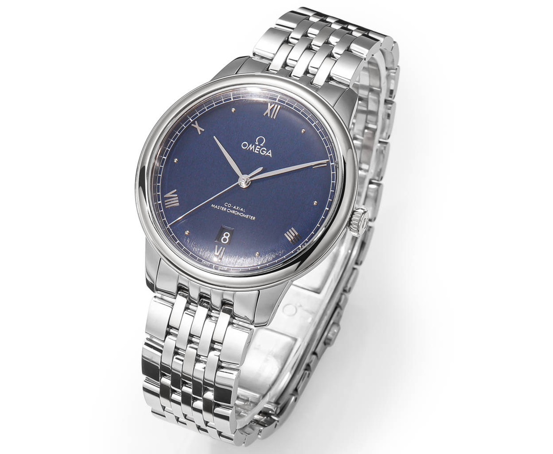 Omega Gtfactory Gt 40 Watch Case Mold Opening, Original Dial Pvd Steel Strap Clasp Omega8800 Movement, Sapphire Crystal