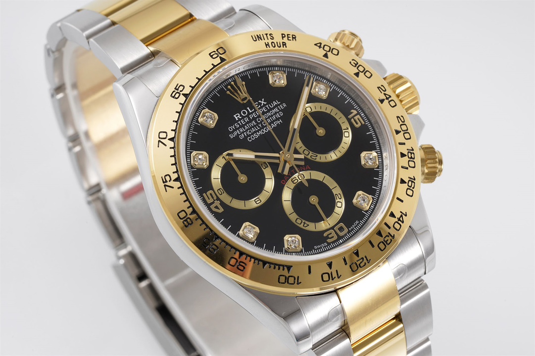 Rolex King Daytona 4130 A Original1 1 Size:40 mm 12.2 Watch Dial Luminouswatch Hands movement Ar 904lwatch Strap, Rose Gold Plated 18k