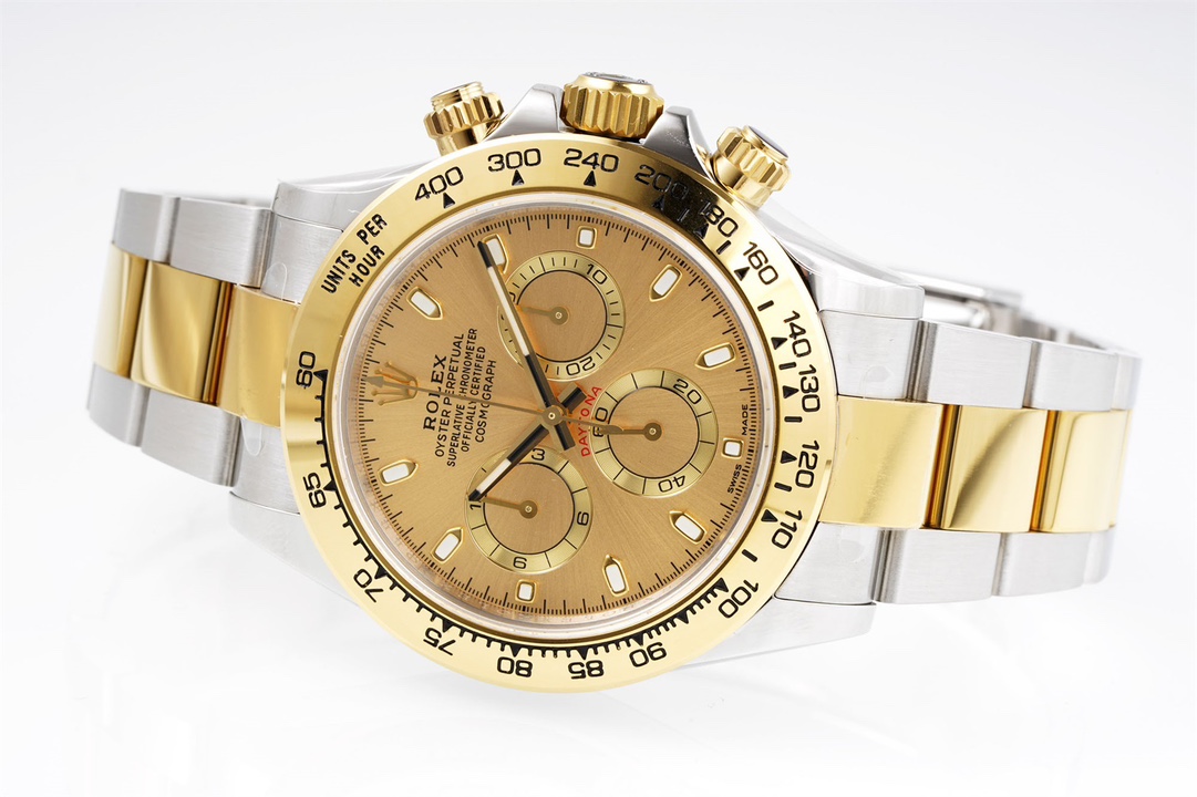 Rolex King Daytona 4130 A Original1 1 Size:40 mm 12.2 Watch Dial Luminouswatch Hands movement Ar 904lwatch Strap, Rose Gold Plated 18k