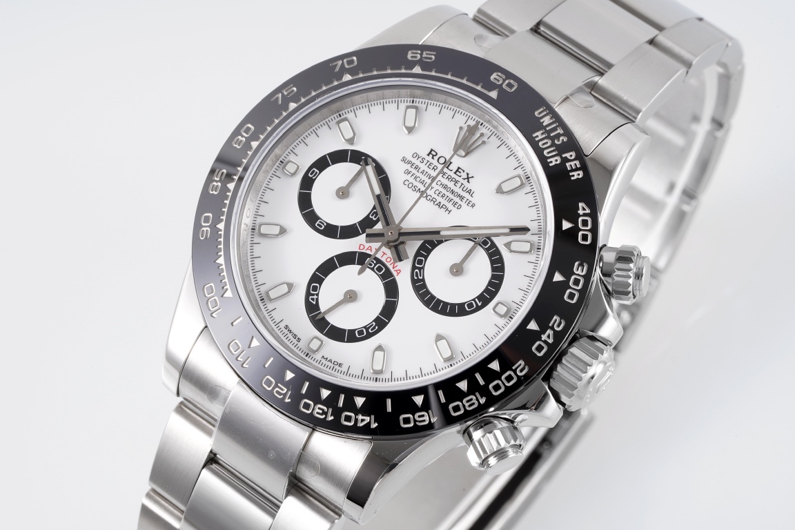 Rolex King Daytona 4130 A Original1 1 Size:40 mm 12.2 Watch Dial Luminouswatch Hands movement Ceramic Ar 904lwatch Strap, Rose Gold Plated 18k