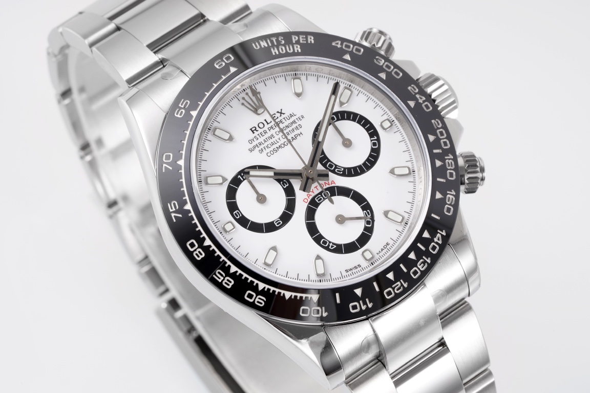 Rolex King Daytona 4130 A Original1 1 Size:40 mm 12.2 Watch Dial Luminouswatch Hands movement Ceramic Ar 904lwatch Strap, Rose Gold Plated 18k