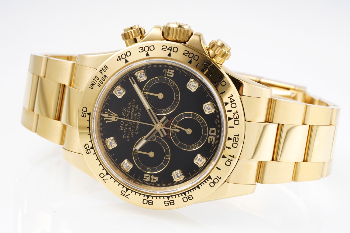 Rolex King Daytona 4130 A Original1 1 Size:40 mm 12.2 Watch Dial Luminouswatch Hands movement Ar 904lwatch Strap, Rose Gold Plated 18k