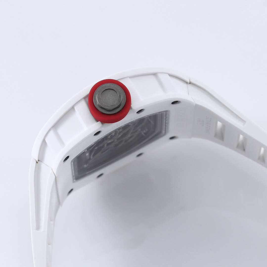 Richard Mille Bbr:2024 Original Movement, 1 Watch Case: Ceramicwatch Case,watch 2 Originalrmul2 3 Diameter:size 90x42.70 ,thickness 5 mm 4 Crystal Strap 6 Clasp:original Millerm055