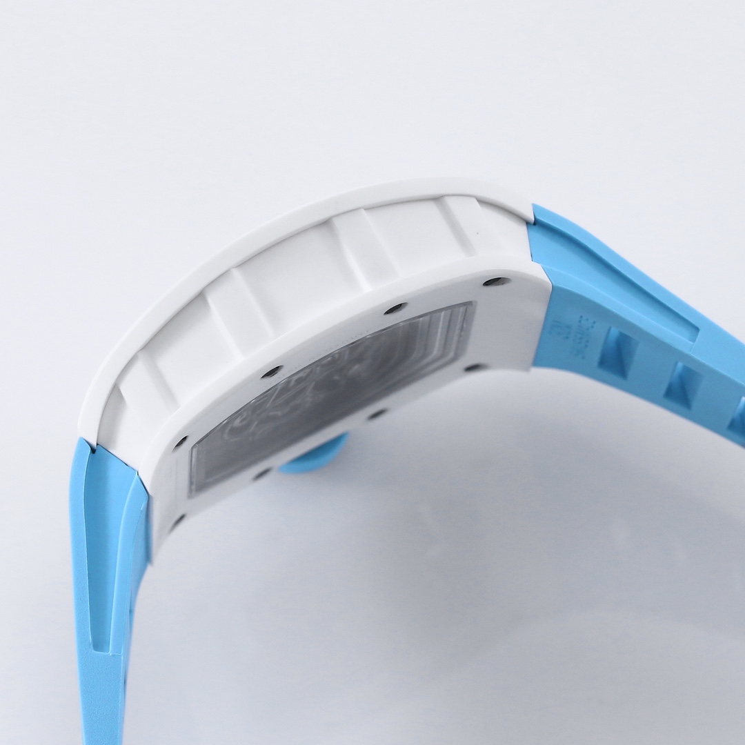 Richard Mille Bbr:2024 Original Movement, 1 Watch Case: Ceramicwatch Case,watch 2 Originalrmul2 3 Diameter:size 90x42.70 ,thickness 5 mm 4 Crystal Strap 6 Clasp:original Millerm055