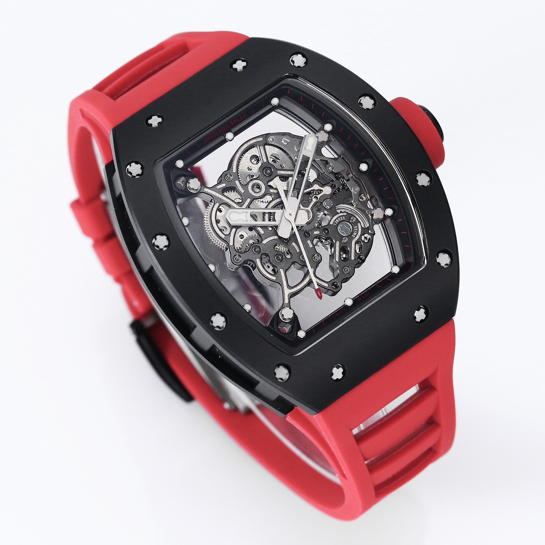 Richard Mille Bbr:2024 Original Movement, 1 Watch Case: Ceramicwatch Case,watch 2 Originalrmul2 3 Diameter:size 90x42.70 ,thickness 5 mm 4 Crystal Strap 6 Clasp:original Millerm055