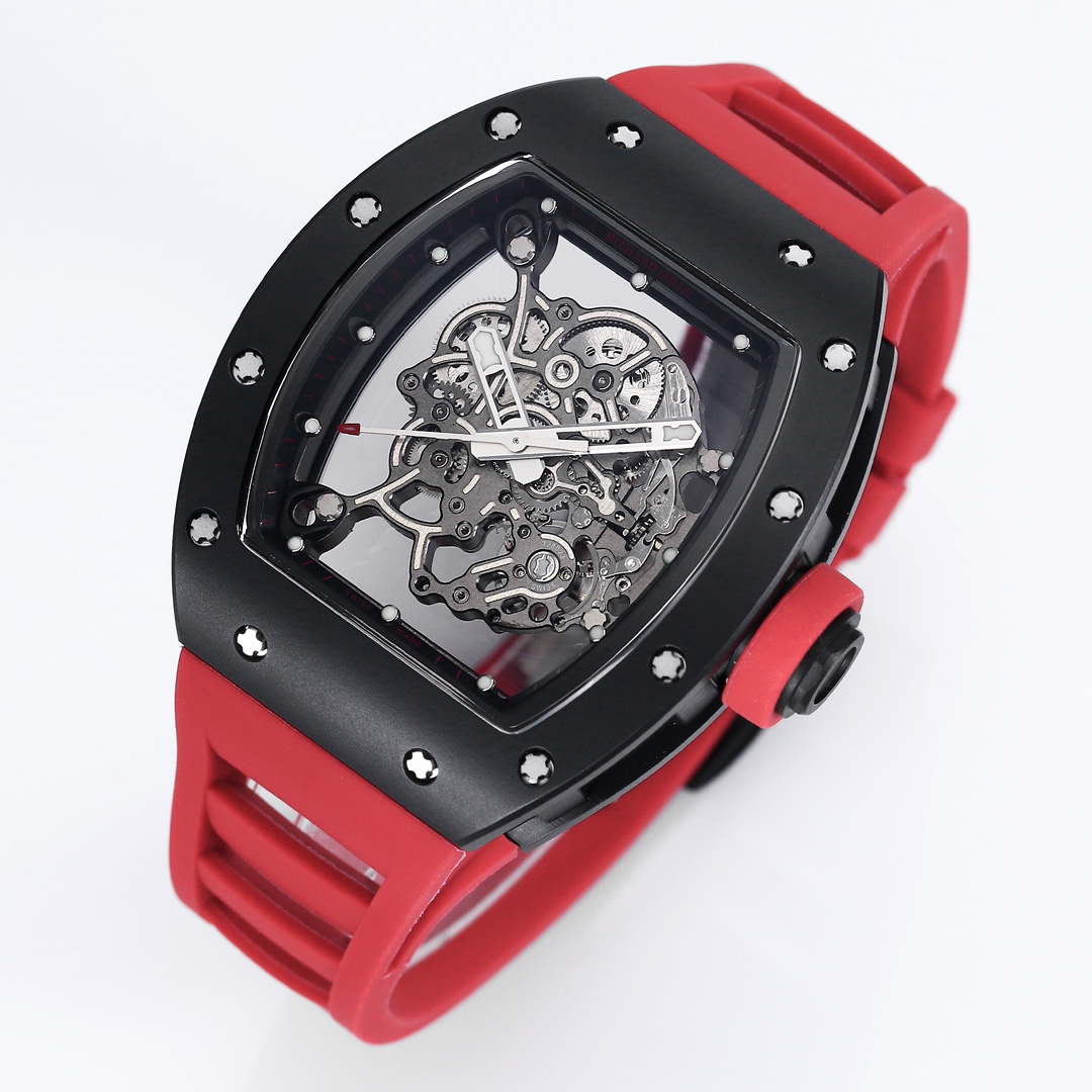Richard Mille Bbr:2024 Original Movement, 1 Watch Case: Ceramicwatch Case,watch 2 Originalrmul2 3 Diameter:size 90x42.70 ,thickness 5 mm 4 Crystal Strap 6 Clasp:original Millerm055