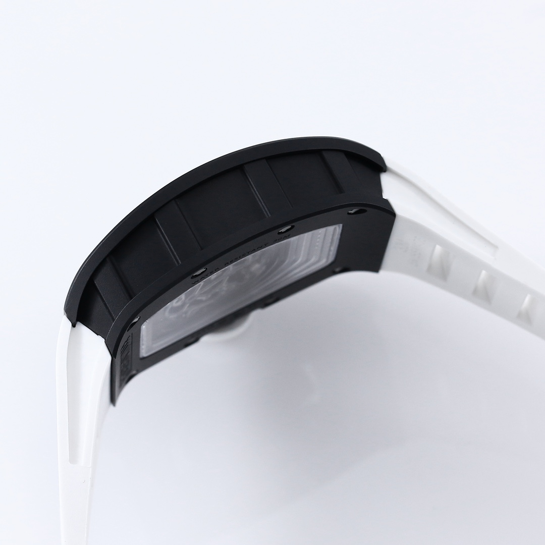 Richard Mille Bbr:2024 Original Movement, 1 Watch Case: Ceramicwatch Case,watch 2 Originalrmul2 3 Diameter:size 90x42.70 ,thickness 5 mm 4 Crystal Strap 6 Clasp:original Millerm055