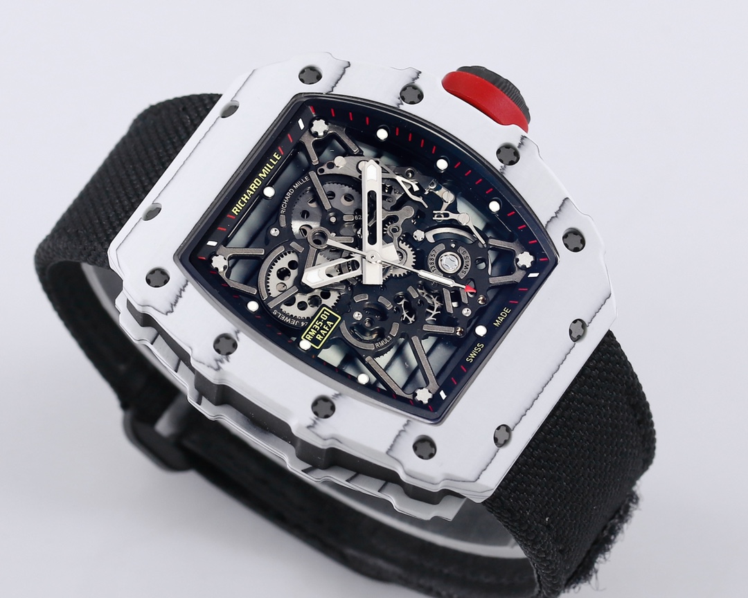 Richard Mille Bbr Millerm 35-01 Rafael Nadal 1 movement: Originalrmul3 2watch Case: Ntptoriginal ,gram 50g, ,cnc Watch Original 3watch Dial: Crystal: Strap: Clasp