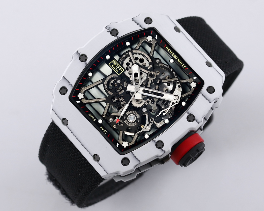 Richard Mille Bbr Millerm 35-01 Rafael Nadal 1 movement: Originalrmul3 2watch Case: Ntptoriginal ,gram 50g, ,cnc Watch Original 3watch Dial: Crystal: Strap: Clasp