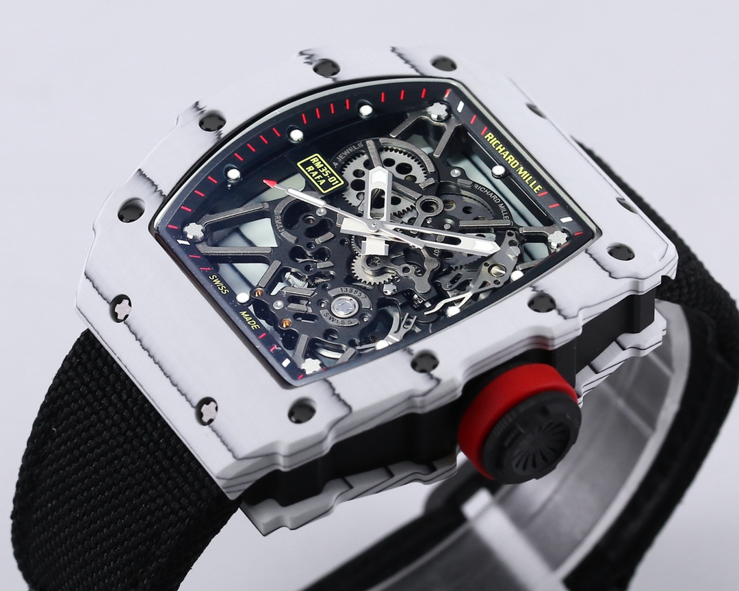 Richard Mille Bbr Millerm 35-01 Rafael Nadal 1 movement: Originalrmul3 2watch Case: Ntptoriginal ,gram 50g, ,cnc Watch Original 3watch Dial: Crystal: Strap: Clasp