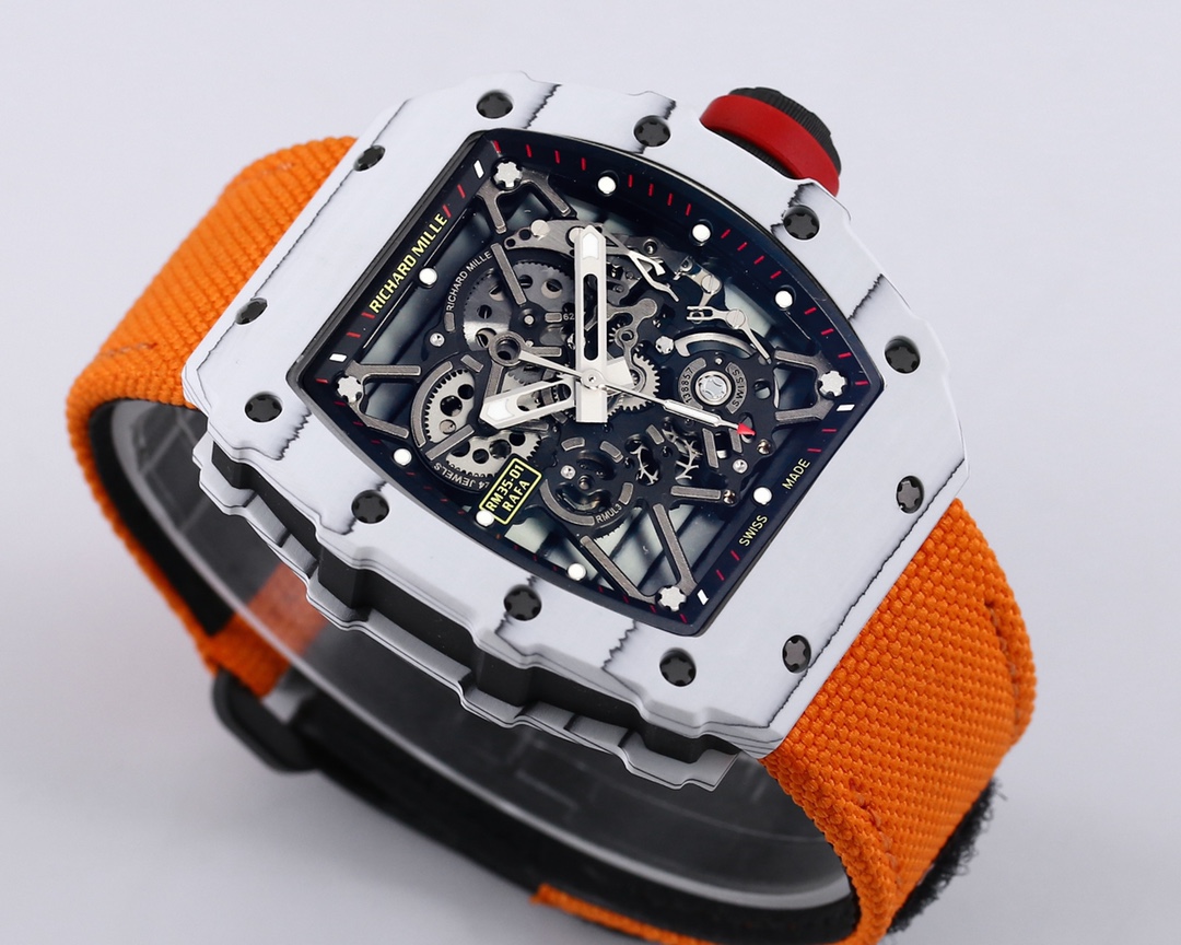 Richard Mille Bbr Millerm 35-01 Rafael Nadal 1 movement: Originalrmul3 2watch Case: Ntptoriginal ,gram 50g, ,cnc Watch Original 3watch Dial: Crystal: Strap: Clasp
