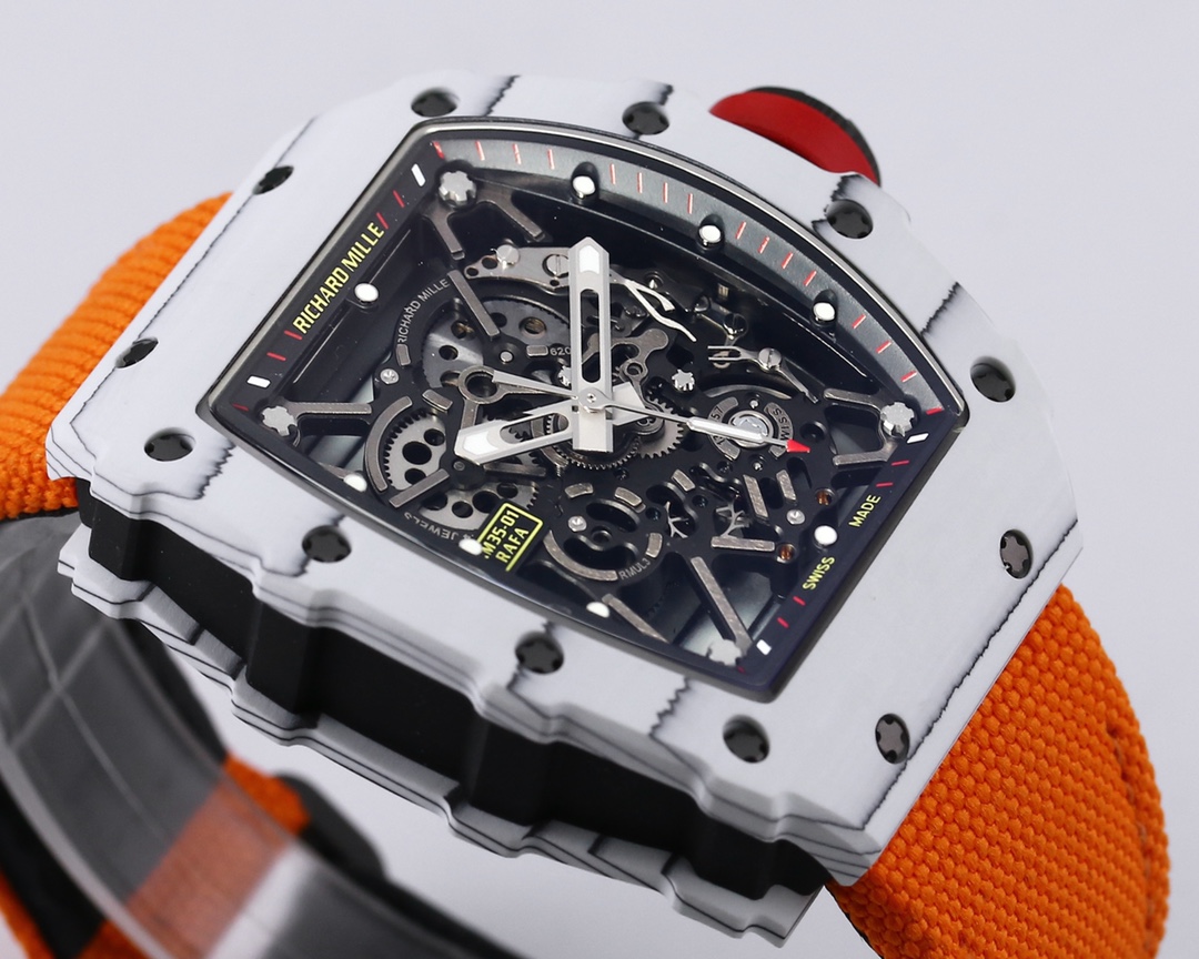 Richard Mille Bbr Millerm 35-01 Rafael Nadal 1 movement: Originalrmul3 2watch Case: Ntptoriginal ,gram 50g, ,cnc Watch Original 3watch Dial: Crystal: Strap: Clasp