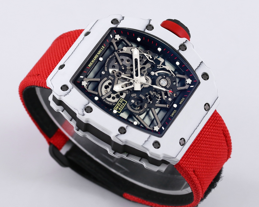 Richard Mille Bbr Millerm 35-01 Rafael Nadal 1 movement: Originalrmul3 2watch Case: Ntptoriginal ,gram 50g, ,cnc Watch Original 3watch Dial: Crystal: Strap: Clasp