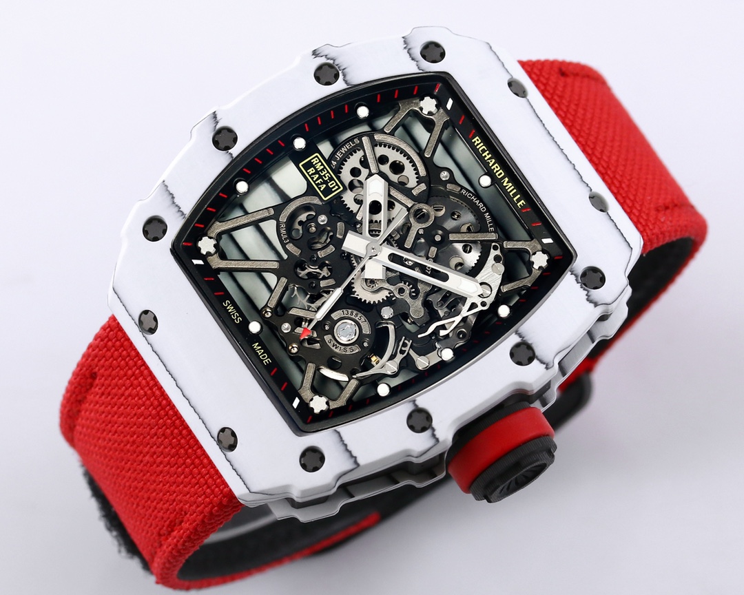 Richard Mille Bbr Millerm 35-01 Rafael Nadal 1 movement: Originalrmul3 2watch Case: Ntptoriginal ,gram 50g, ,cnc Watch Original 3watch Dial: Crystal: Strap: Clasp