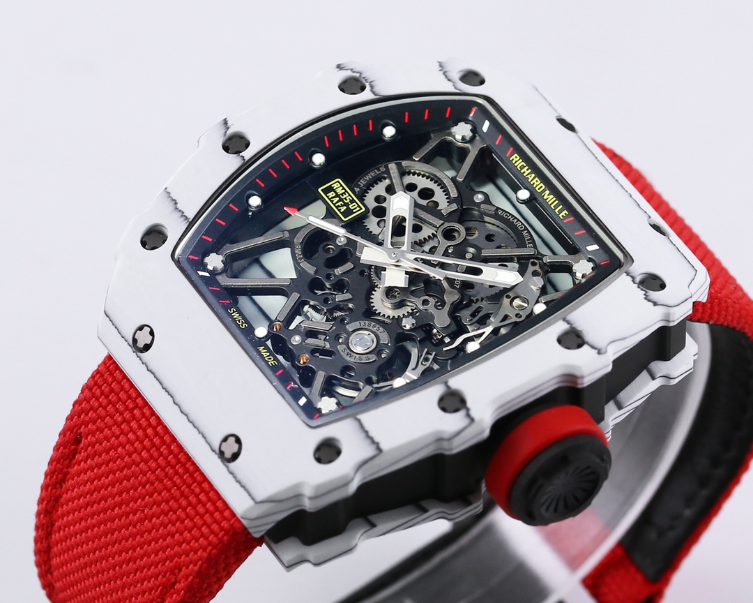 Richard Mille Bbr Millerm 35-01 Rafael Nadal 1 movement: Originalrmul3 2watch Case: Ntptoriginal ,gram 50g, ,cnc Watch Original 3watch Dial: Crystal: Strap: Clasp