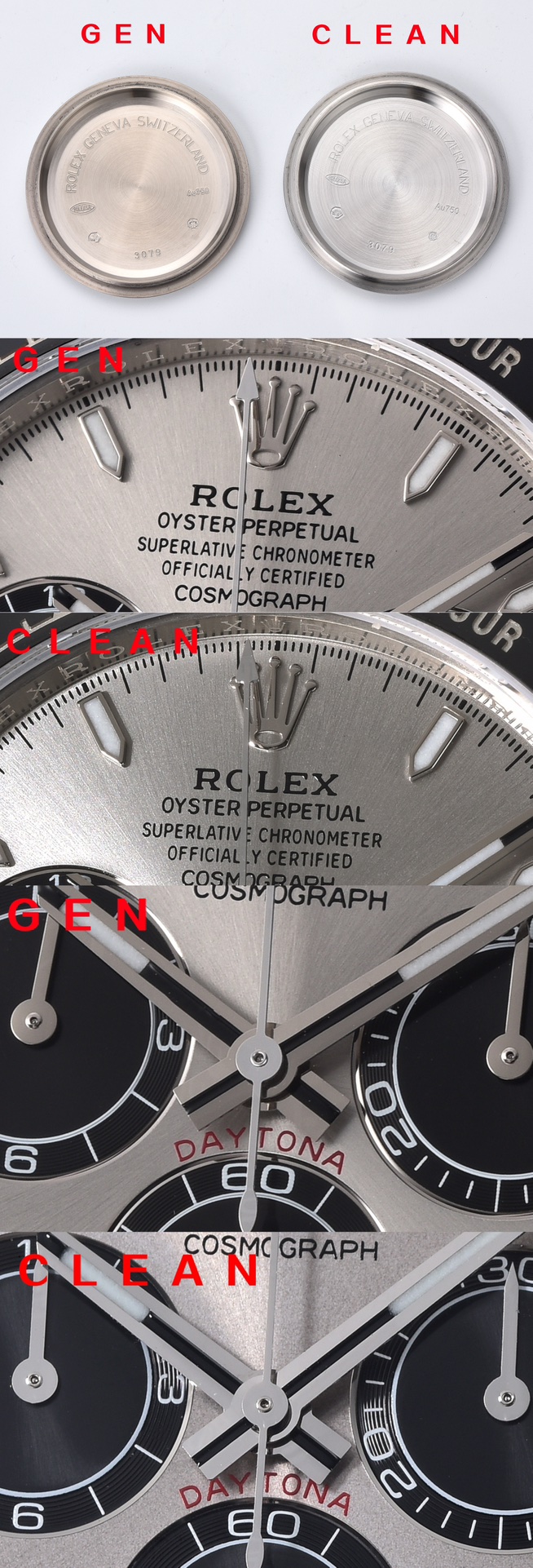 Rolex C 126519 Luminous /ps: 4131 Watch Hands Clean 4 4130 Case Strap 10w Sh4131 Sh Sh4131 movement Dd4130