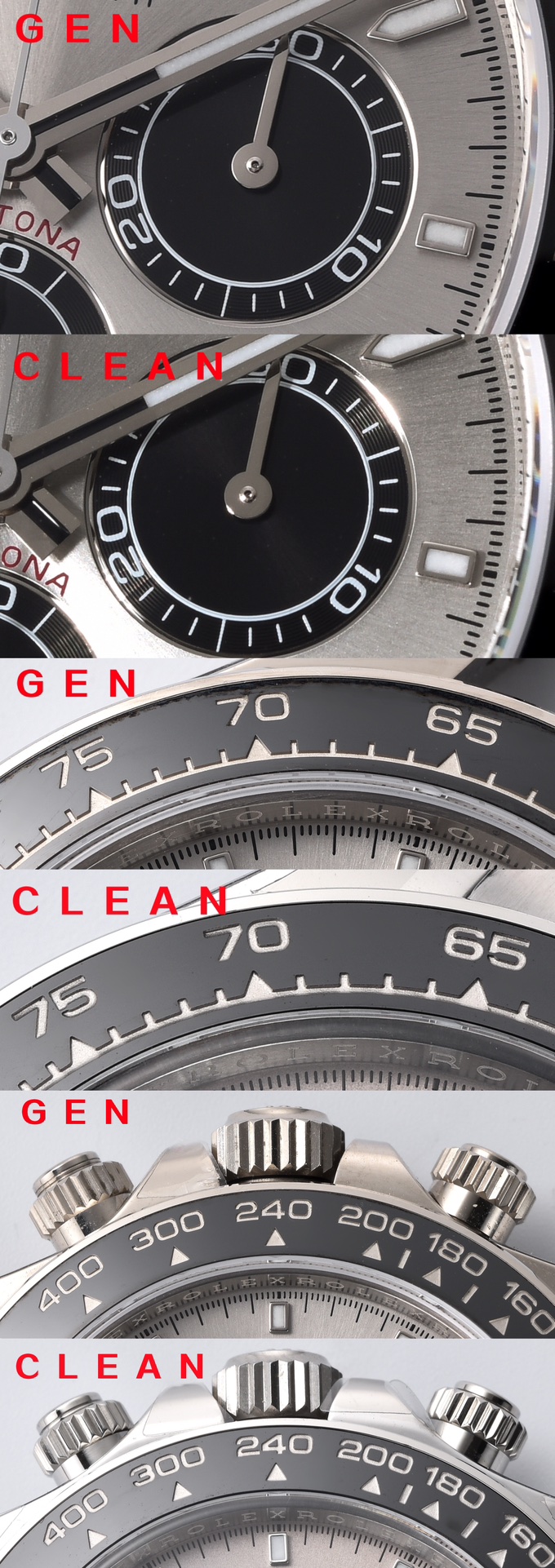 Rolex C 126519 Luminous /ps: 4131 Watch Hands Clean 4 4130 Case Strap 10w Sh4131 Sh Sh4131 movement Dd4130