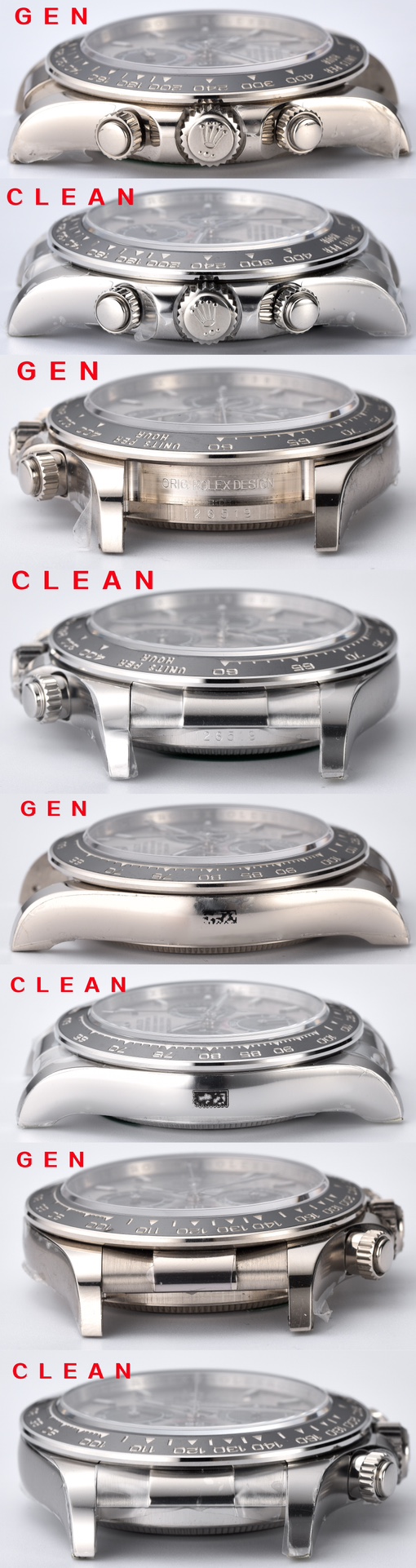 Rolex C 126519 Luminous /ps: 4131 Watch Hands Clean 4 4130 Case Strap 10w Sh4131 Sh Sh4131 movement Dd4130