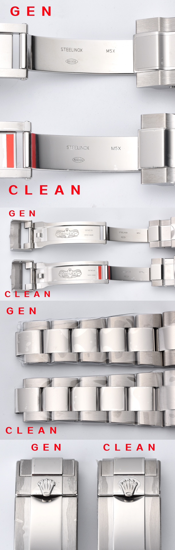 Rolex C 4131new Style 126500 Watch Dial ,4131 Clean Luminous /ps: Hands 4 4130 Case Strap 10w Sh4131 Sh Sh4131 movement Dd4130