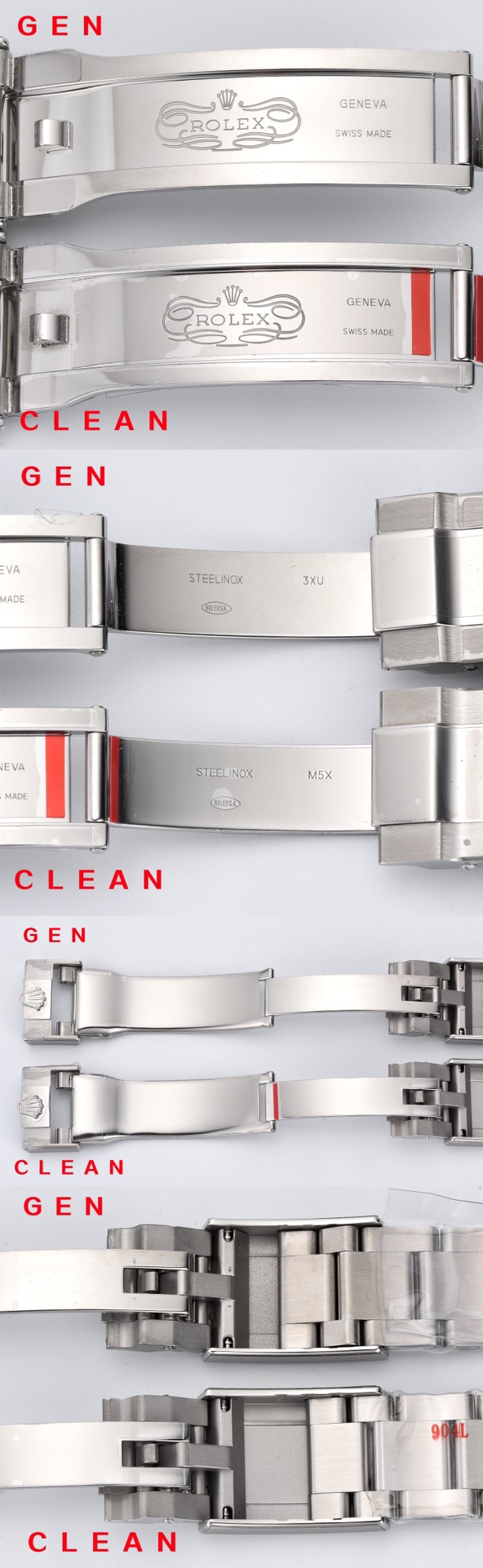 Rolex C 4131new Style 126500 116500 Watch Dial ,clean Luminous /ps: 4131 Hands 4 4130 Case Strap 10w Sh4131 Sh Sh4131 movement Dd4130