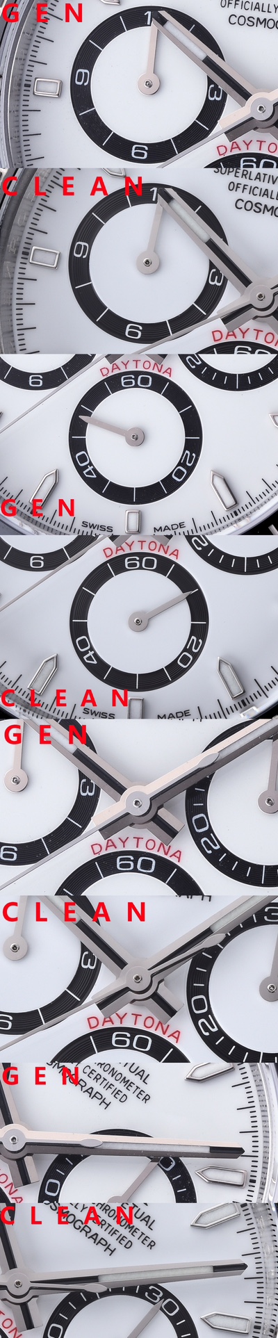 Rolex C 4131new Style 126500 116500 Watch Dial ,clean Luminous /ps: 4131 Hands 4 4130 Case Strap 10w Sh4131 Sh Sh4131 movement Dd4130