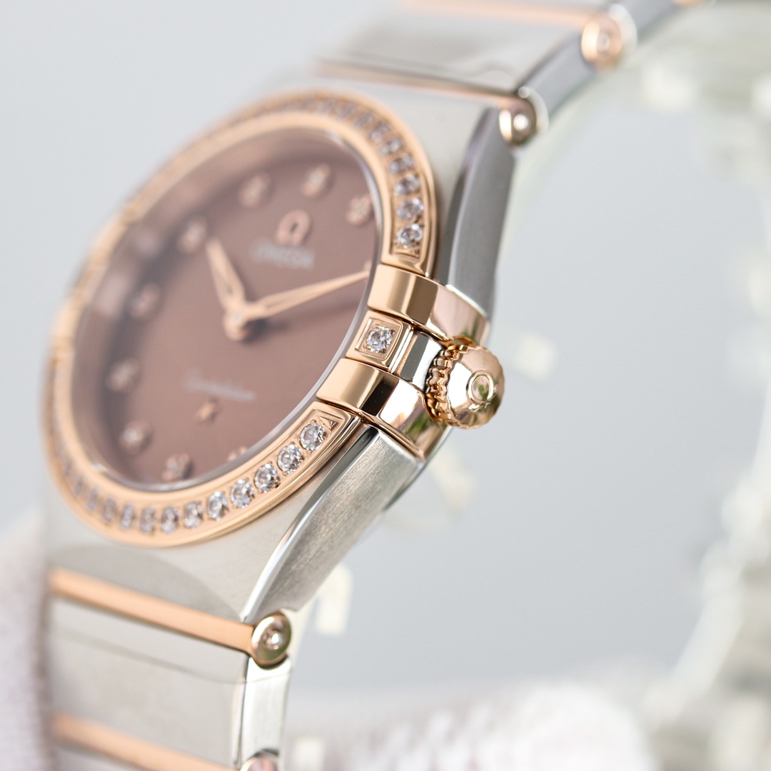 Omega Tw 28 mm quartz Original Mold Opening. 1 Movement 2quartz 3watch Strap Logo 18k 4watch Case ,waterproof 5 6 Air 7