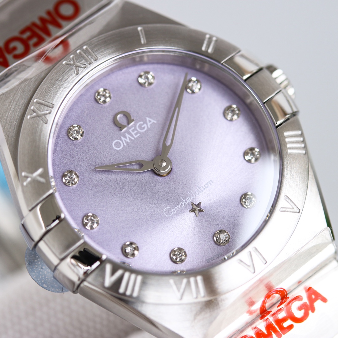 Omega Tw 28 mm quartz Original Mold Opening. 1 Movement 2quartz 3watch Strap Logo 18k 4watch Case ,waterproof 5 6 Air 7