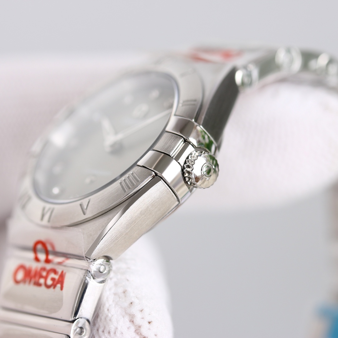 Omega Tw 28 mm quartz Original Mold Opening. 1 Movement 2quartz 3watch Strap Logo 18k 4watch Case ,waterproof 5 6 Air 7