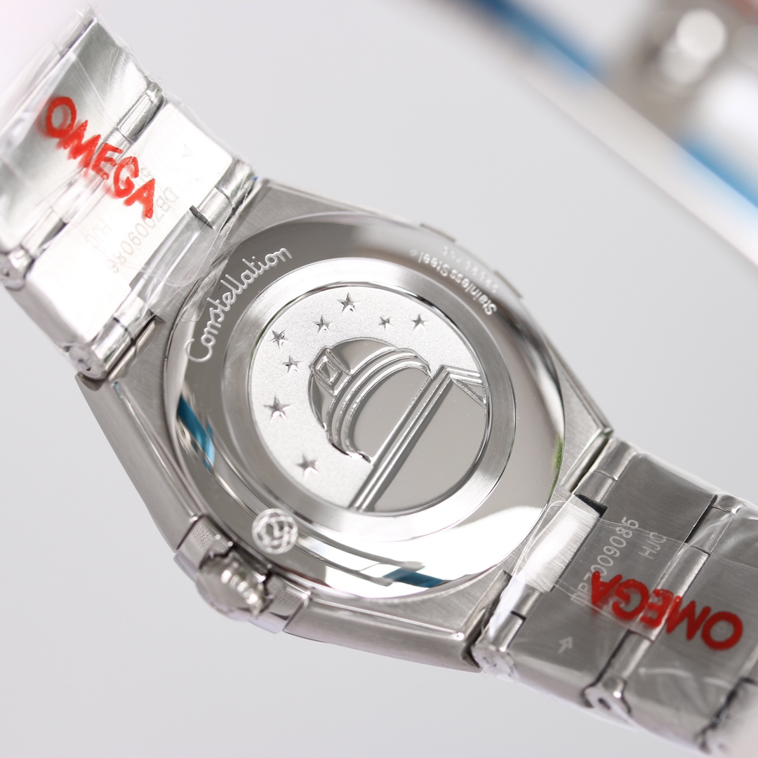 Omega Tw 28 mm quartz Original Mold Opening. 1 Movement 2quartz 3watch Strap Logo 18k 4watch Case ,waterproof 5 6 Air 7