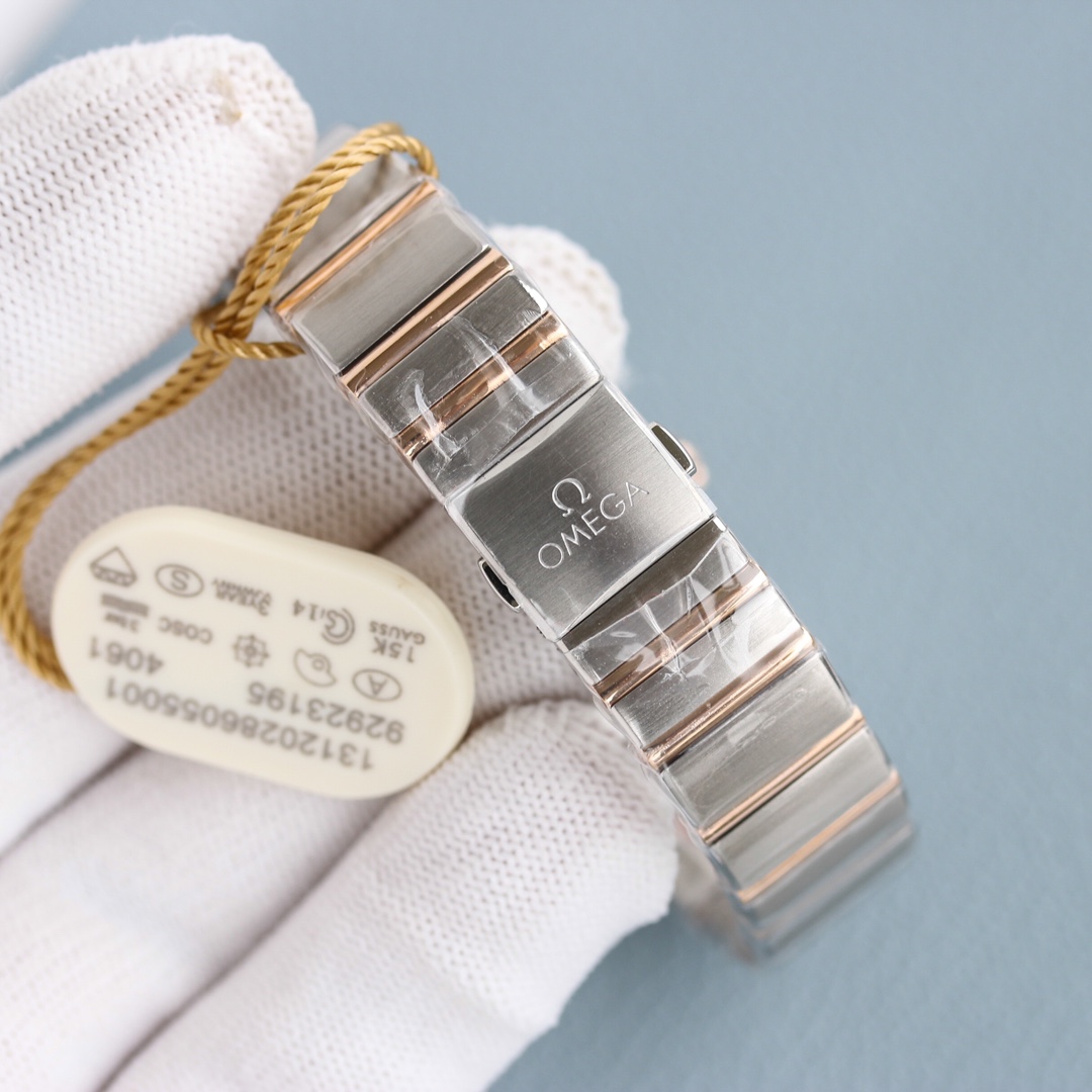 Omega Tw 28 mm quartz Original Mold Opening. 1 Movement 2quartz 3watch Strap Logo 18k 4watch Case ,waterproof 5 6 Air 7