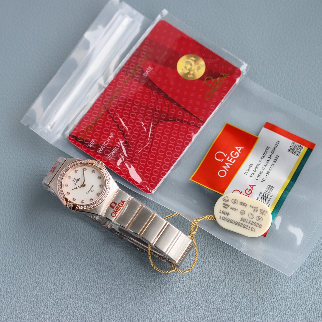 Omega Tw 28 mm quartz Original Mold Opening. 1 Movement 2quartz 3watch Strap Logo 18k 4watch Case ,waterproof 5 6 Air 7