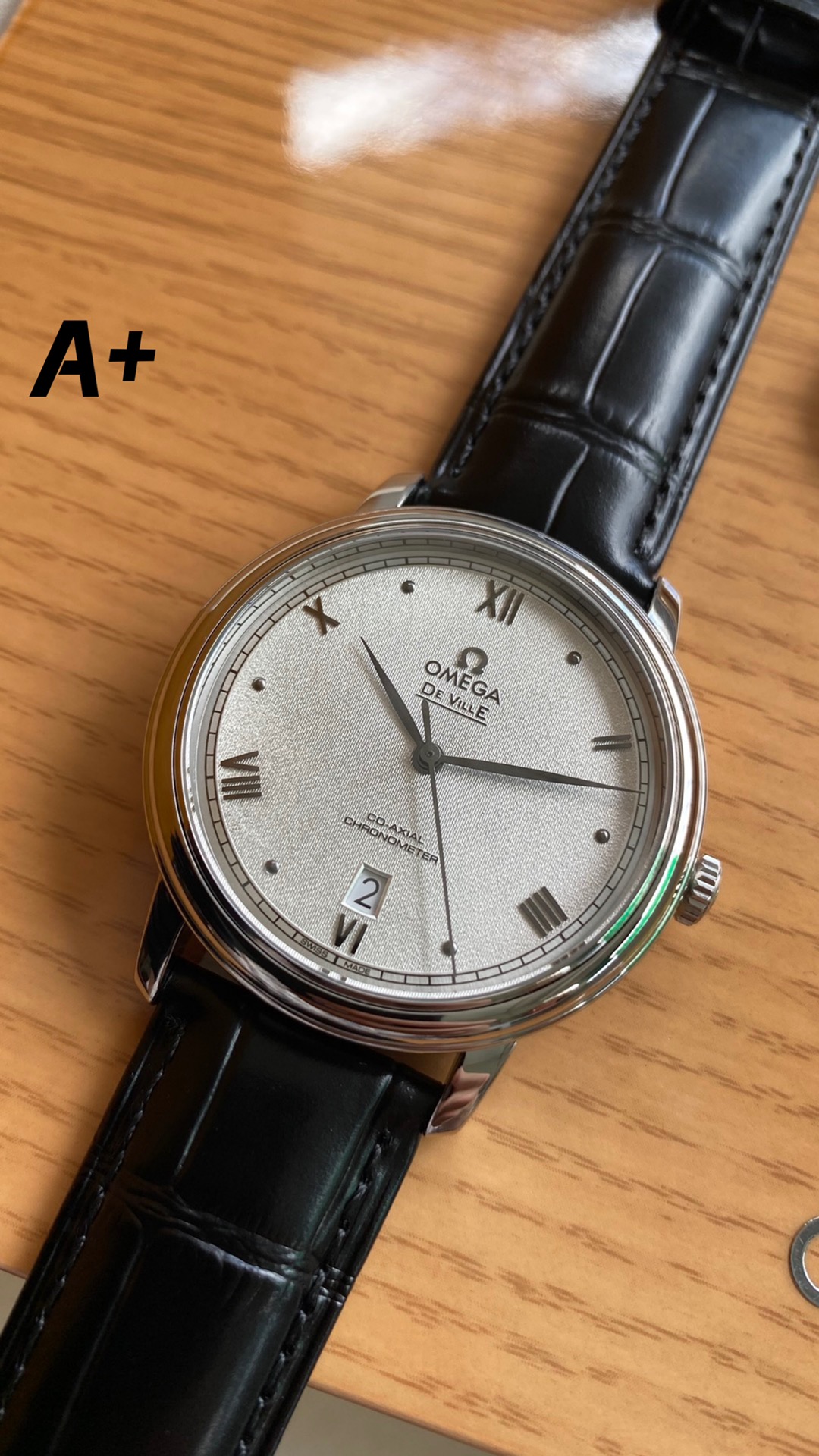 Omega New Style6 5 mm A Factory V2 Watch Strap Steel 2500 Movement Dial Markers