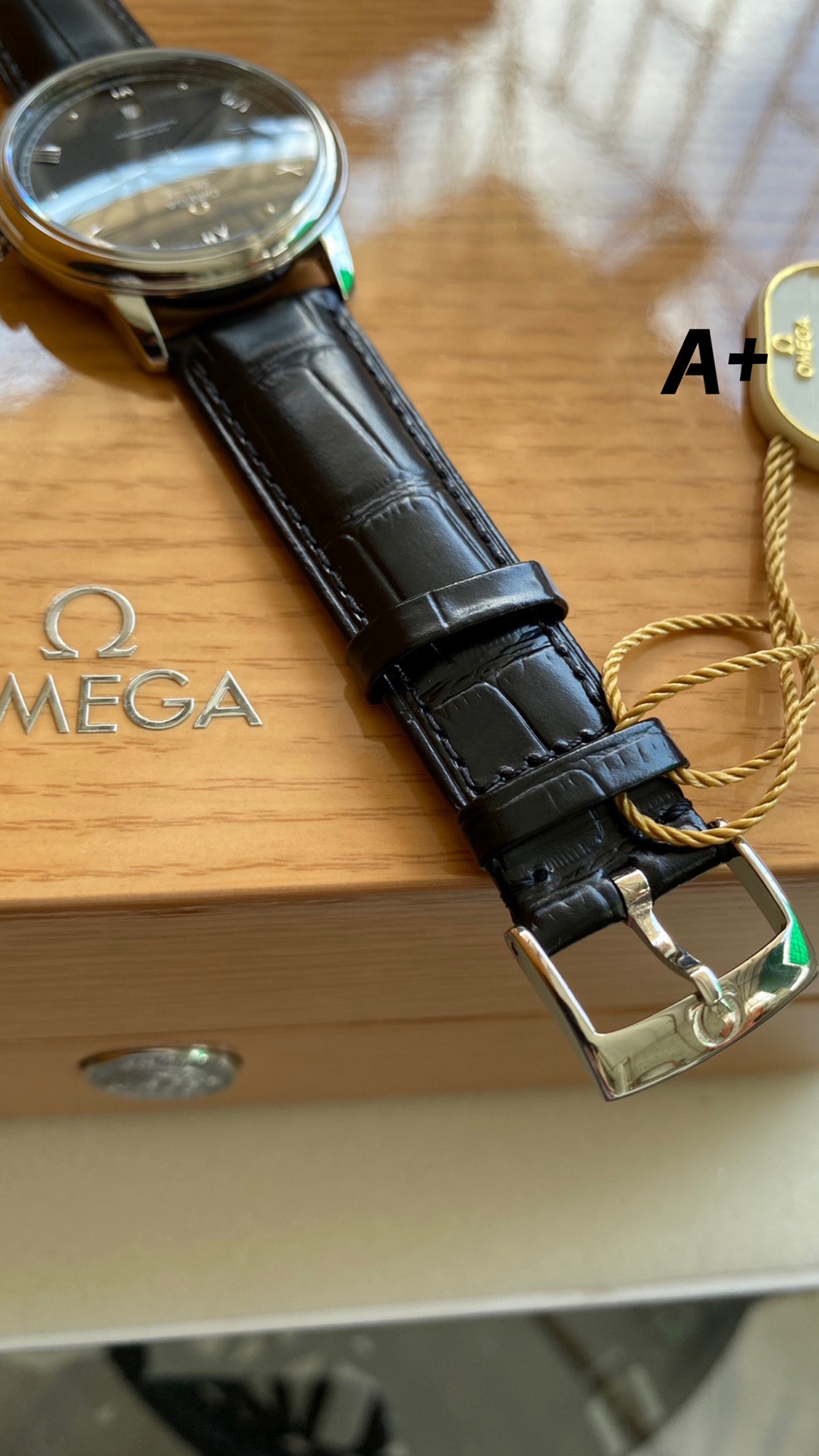 Omega New Style6 5 mm A Factory V2 Watch Strap Steel 2500 Movement Dial Markers