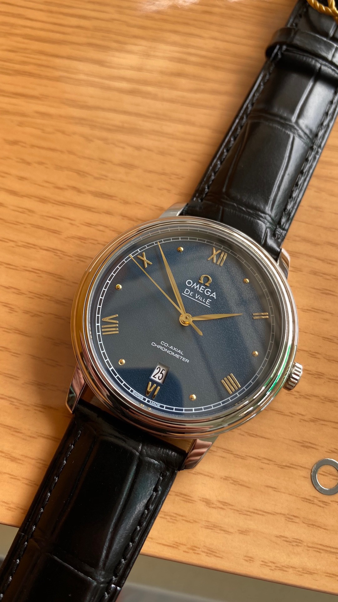 Omega New Style6 5 mm A Factory V2 Watch Strap Steel 2500 Movement Dial Markers