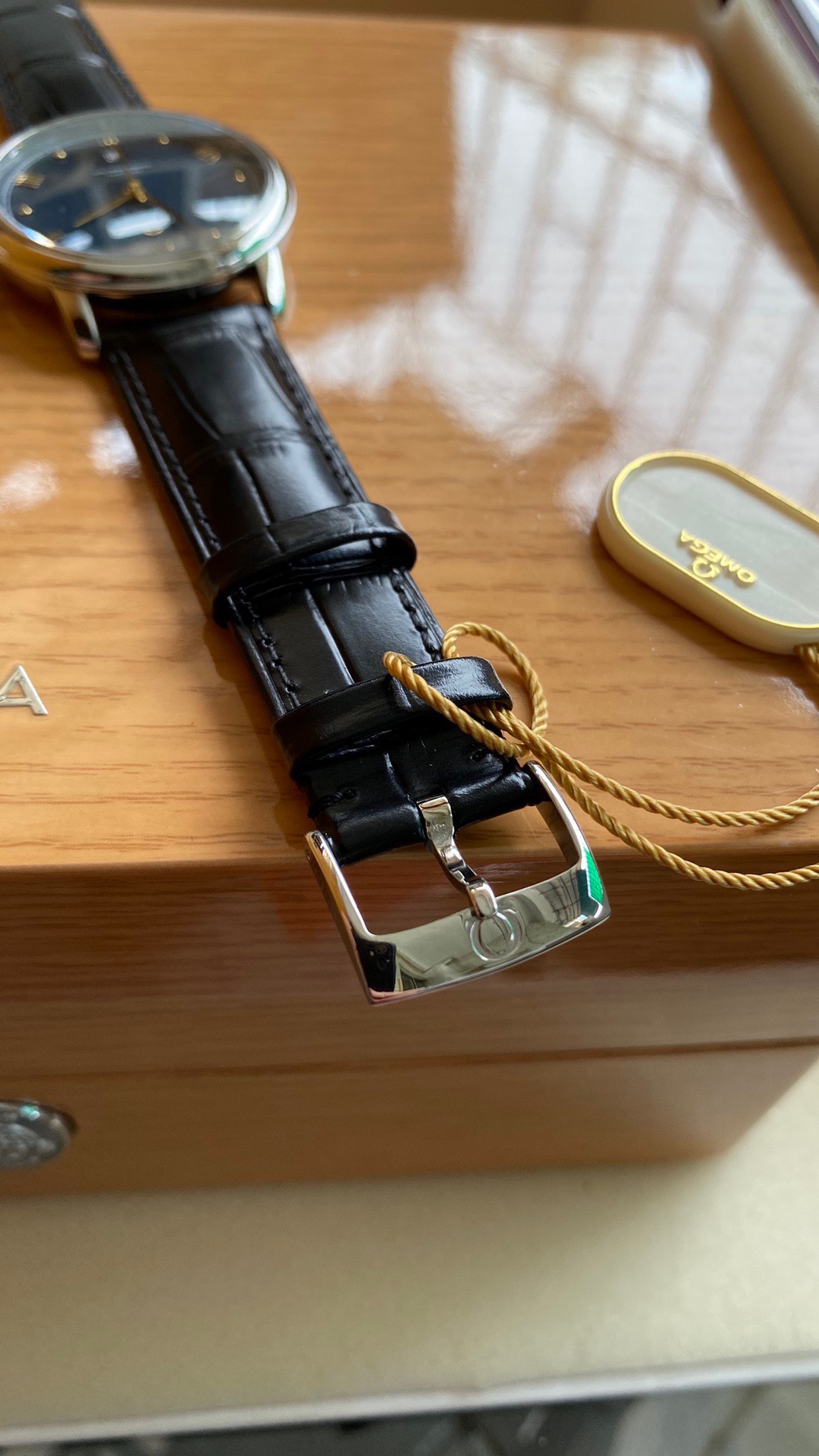 Omega New Style6 5 mm A Factory V2 Watch Strap Steel 2500 Movement Dial Markers