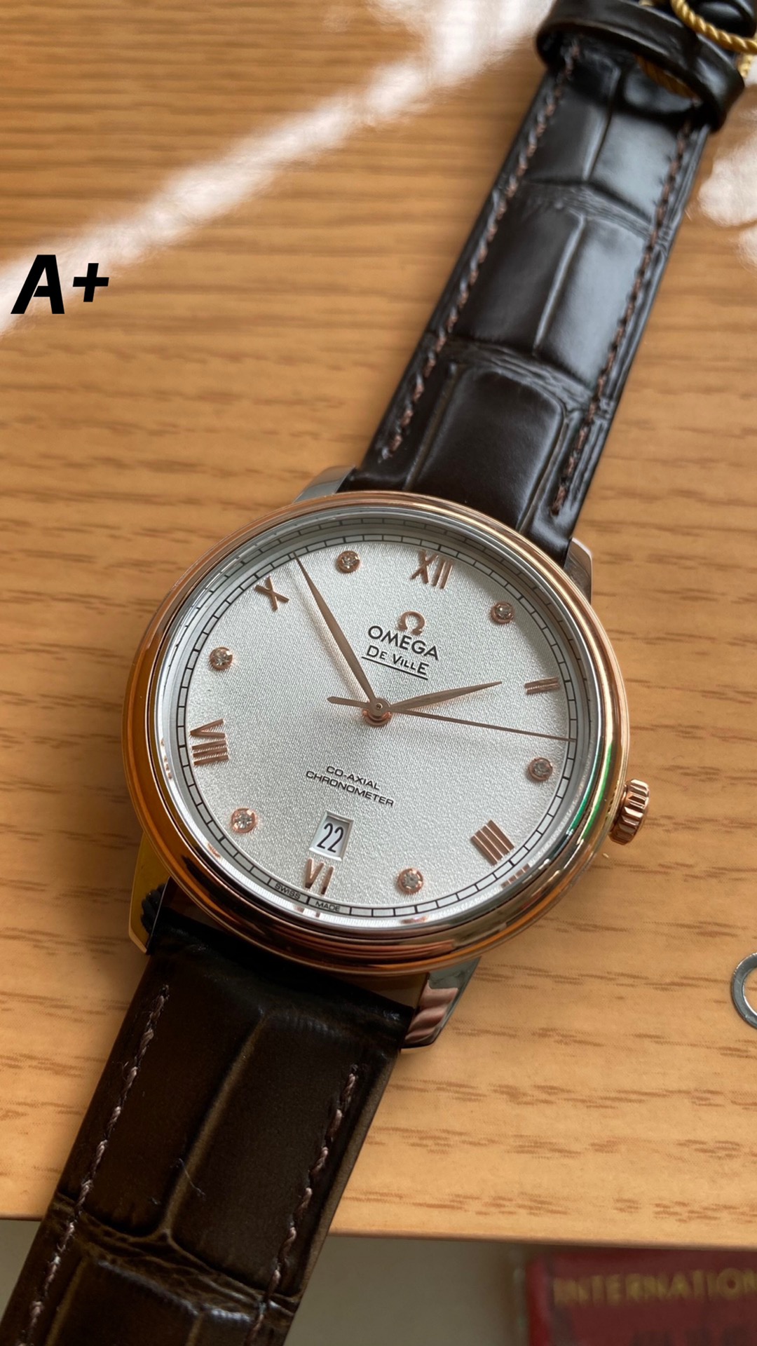 Omega New Style6 5 mm A Factory V2 Watch Strap Steel 2500 Movement Dial Markers