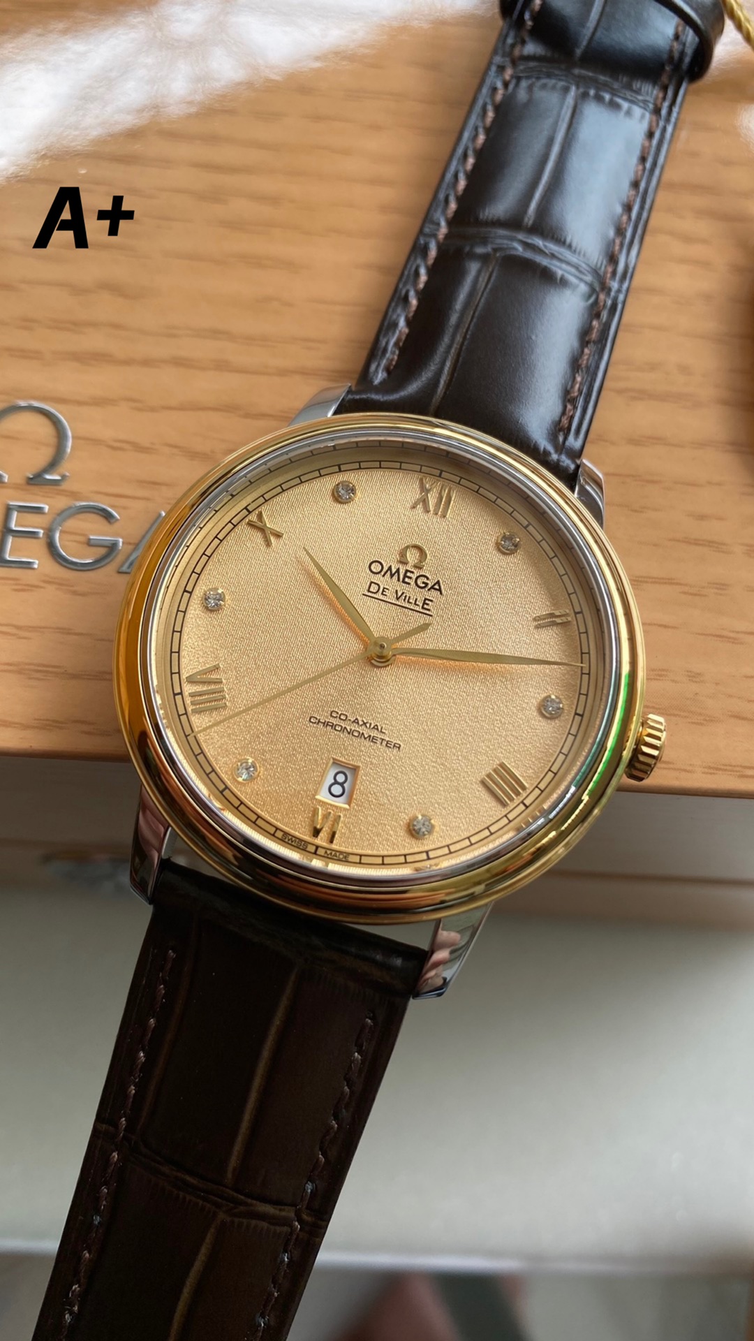 Omega New Style6 5 mm A Factory V2 Watch Strap Steel 2500 Movement Dial Markers