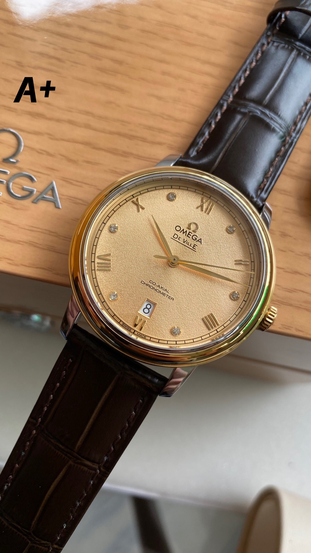 Omega New Style6 5 mm A Factory V2 Watch Strap Steel 2500 Movement Dial Markers