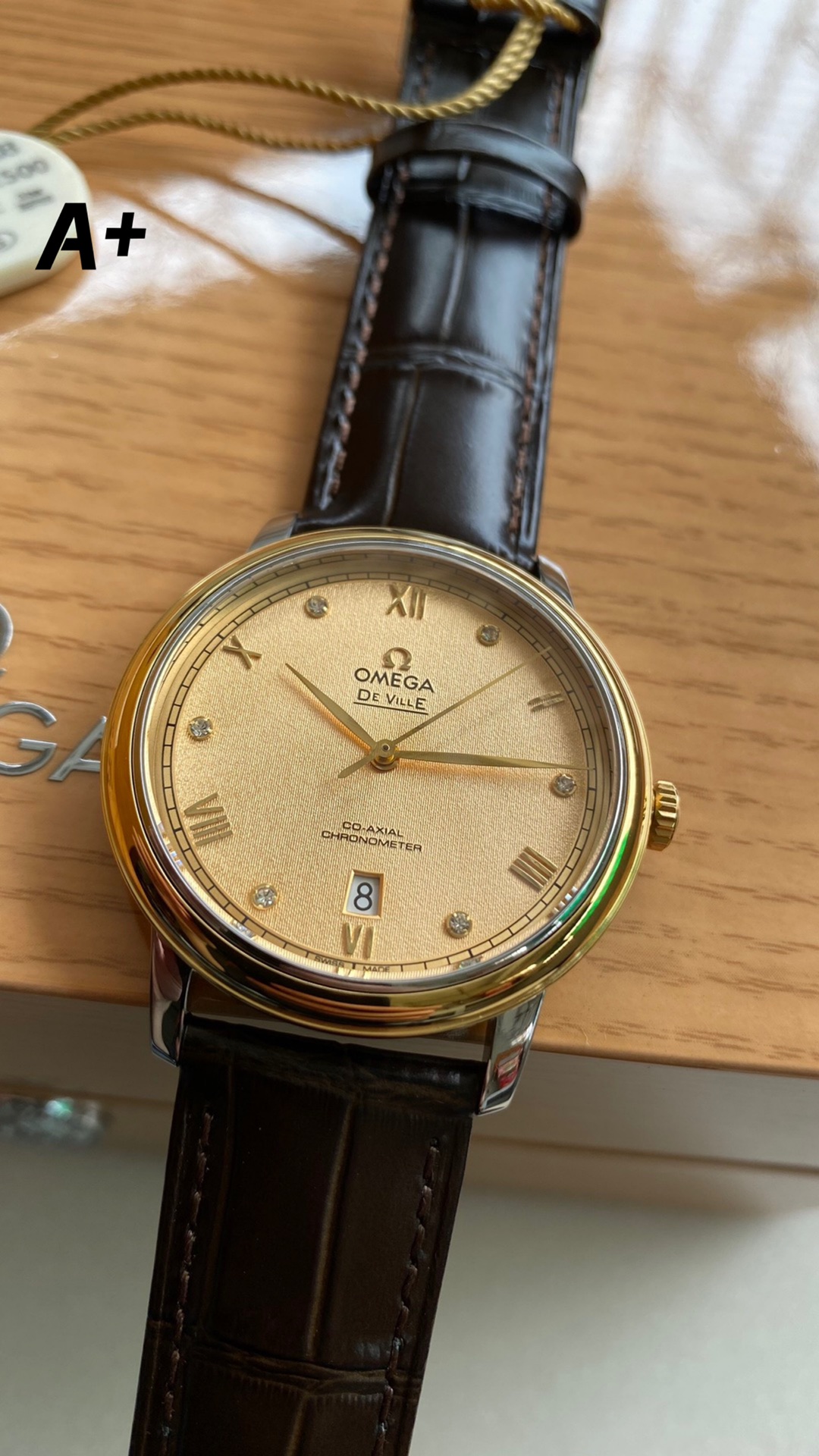 Omega New Style6 5 mm A Factory V2 Watch Strap Steel 2500 Movement Dial Markers