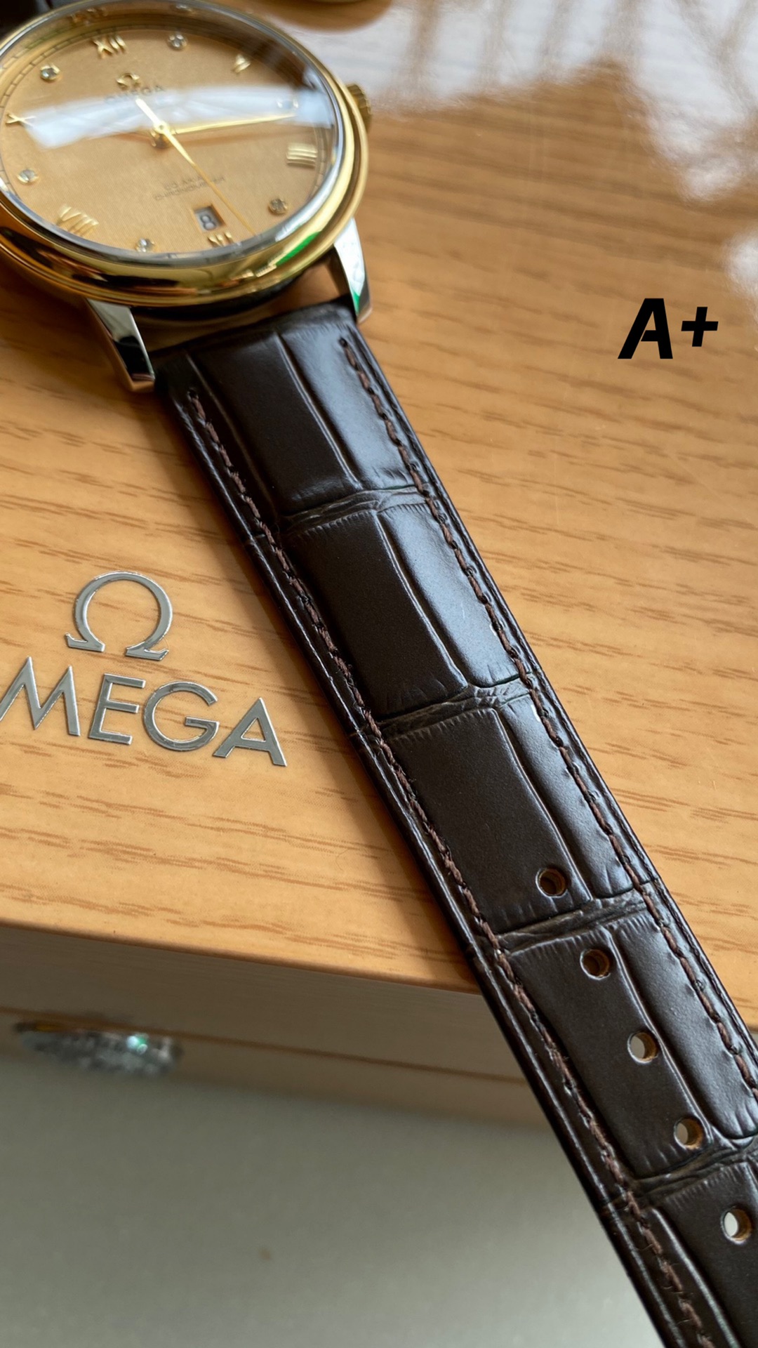 Omega New Style6 5 mm A Factory V2 Watch Strap Steel 2500 Movement Dial Markers