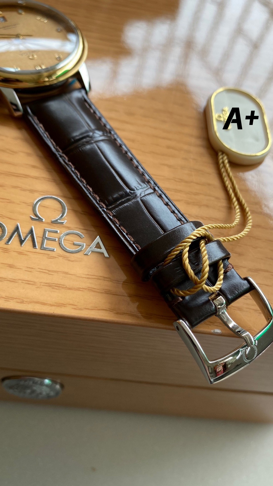 Omega New Style6 5 mm A Factory V2 Watch Strap Steel 2500 Movement Dial Markers
