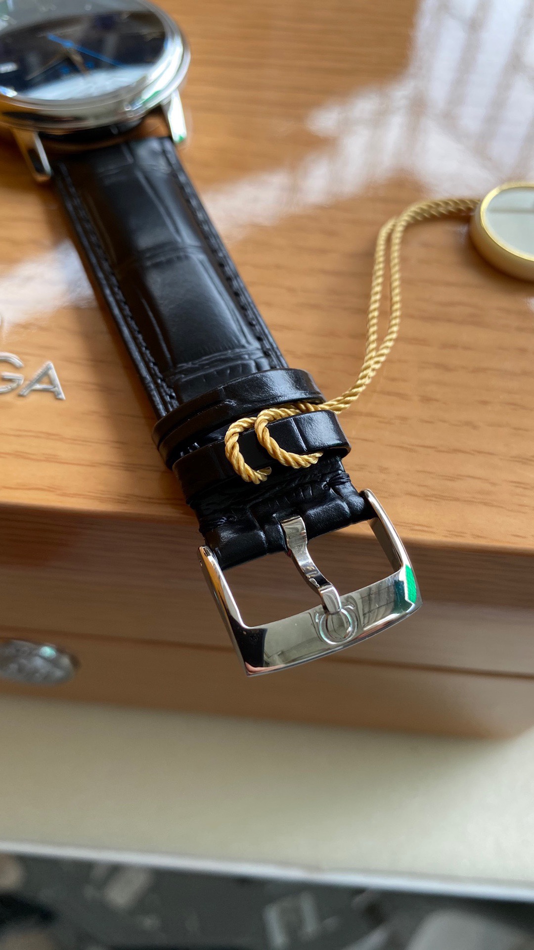 Omega A Factory V2 5 mm Watch Strap Steel 2500 Movement Dial Markers