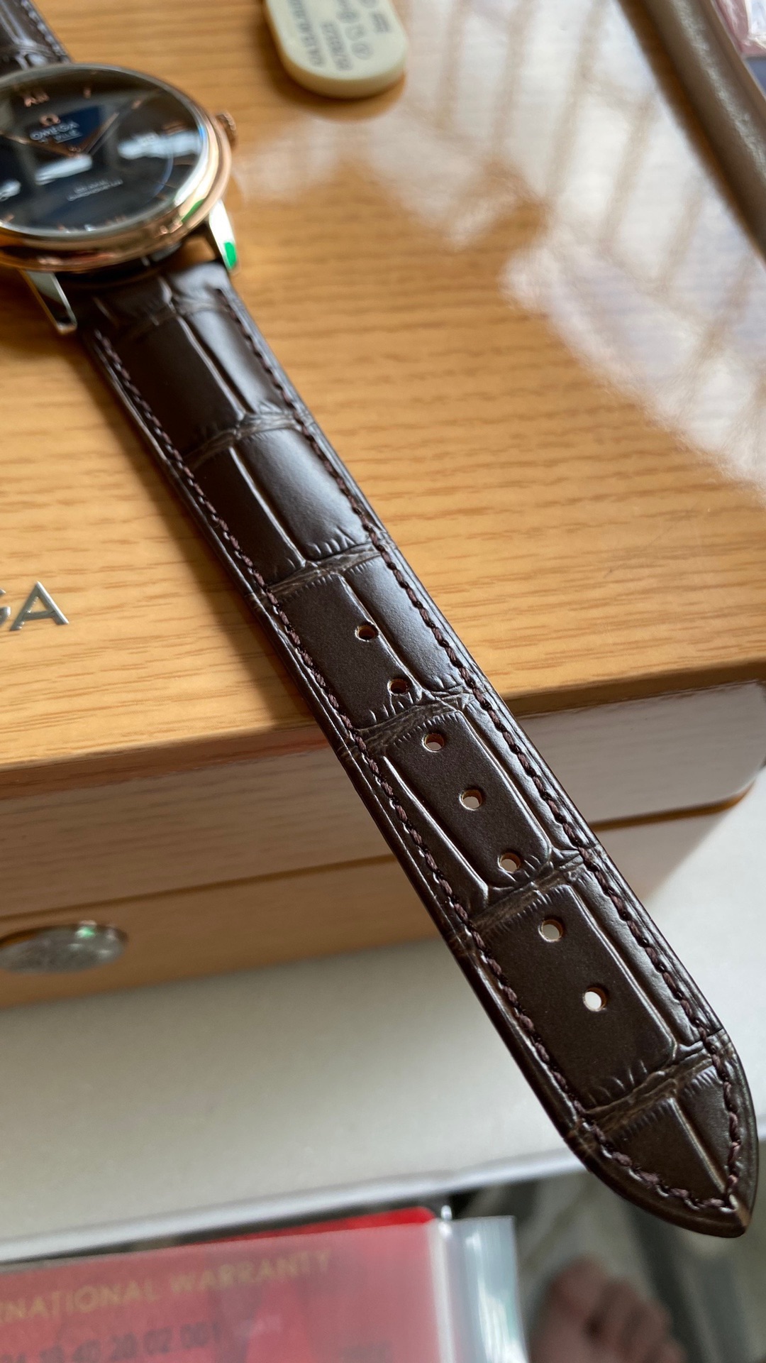 Omega A Factory V2 5 mm Watch Strap Steel 2500 Movement Dial Markers