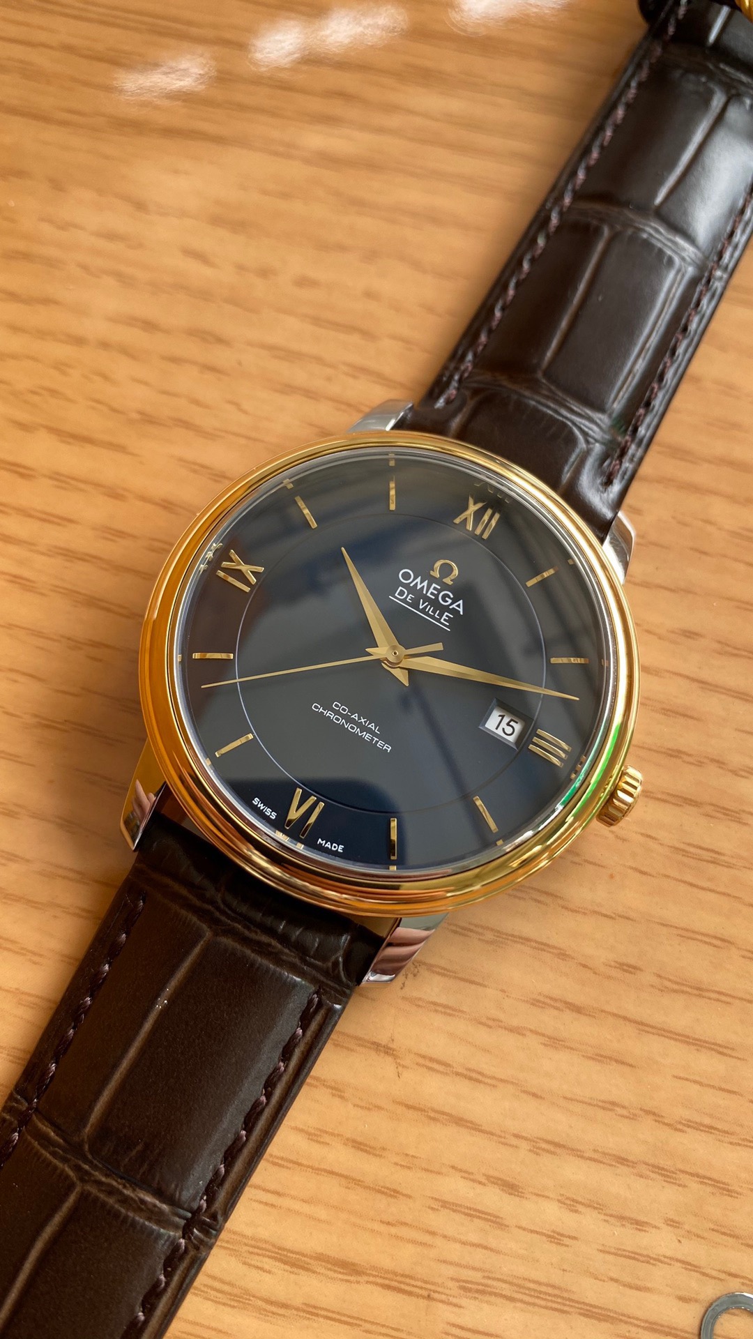 Omega A Factory V2 5 mm Watch Strap Steel 2500 Movement Dial Markers