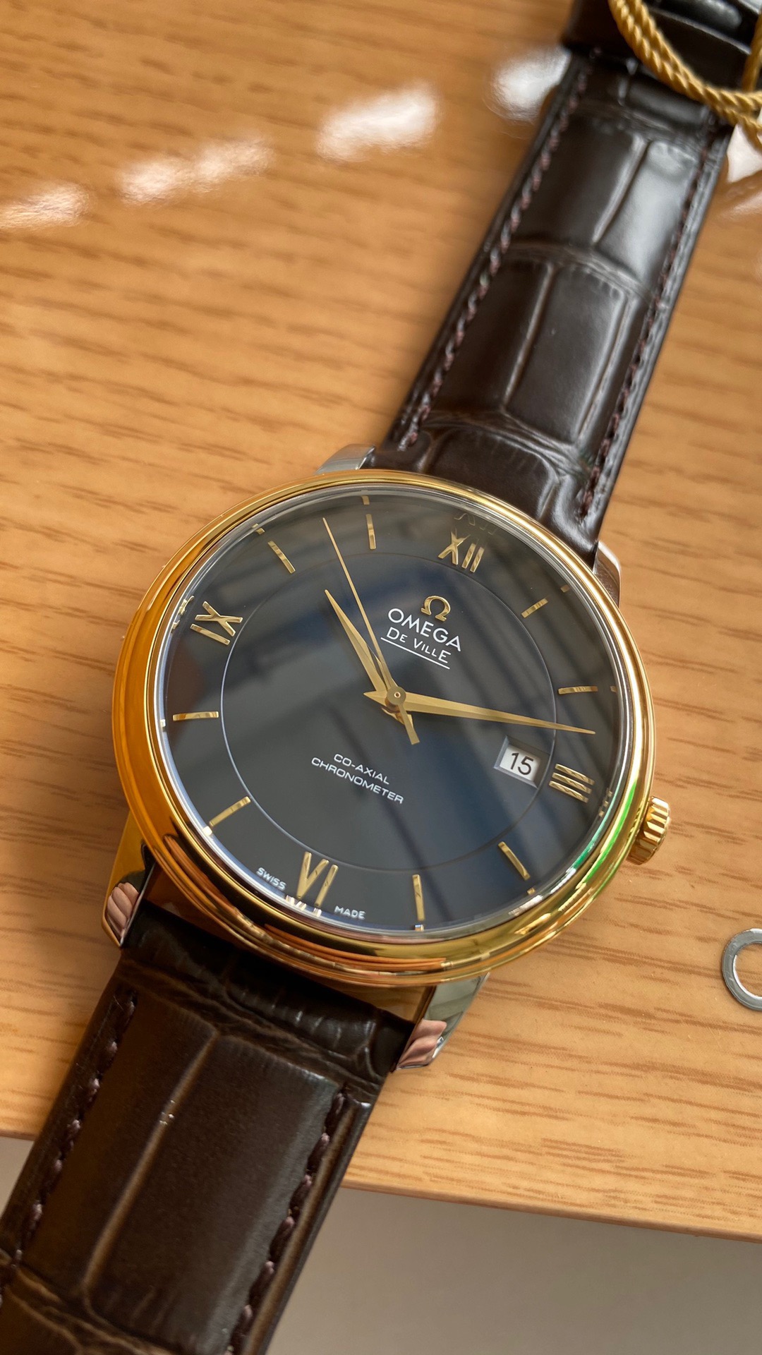 Omega A Factory V2 5 mm Watch Strap Steel 2500 Movement Dial Markers