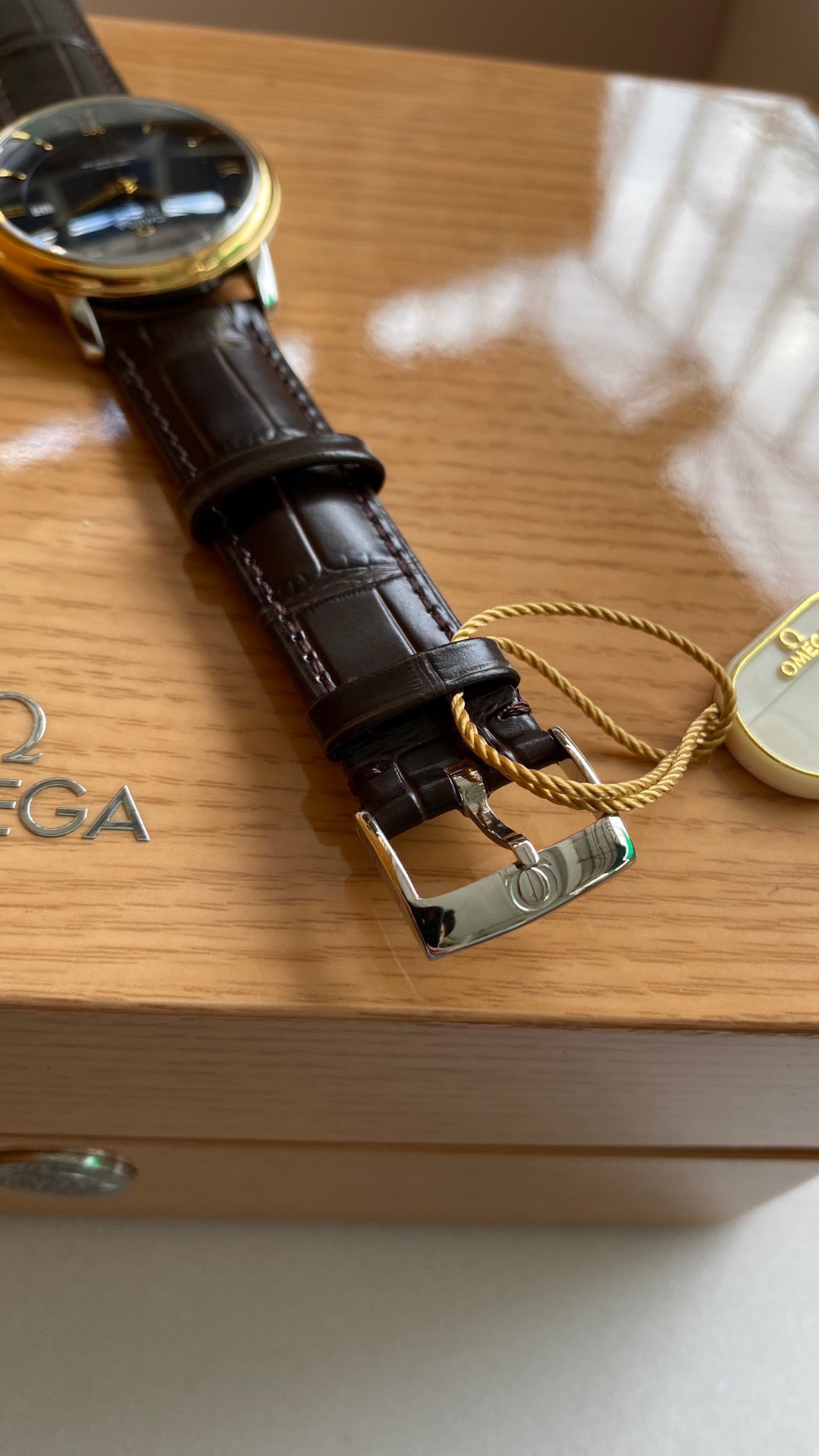 Omega A Factory V2 5 mm Watch Strap Steel 2500 Movement Dial Markers