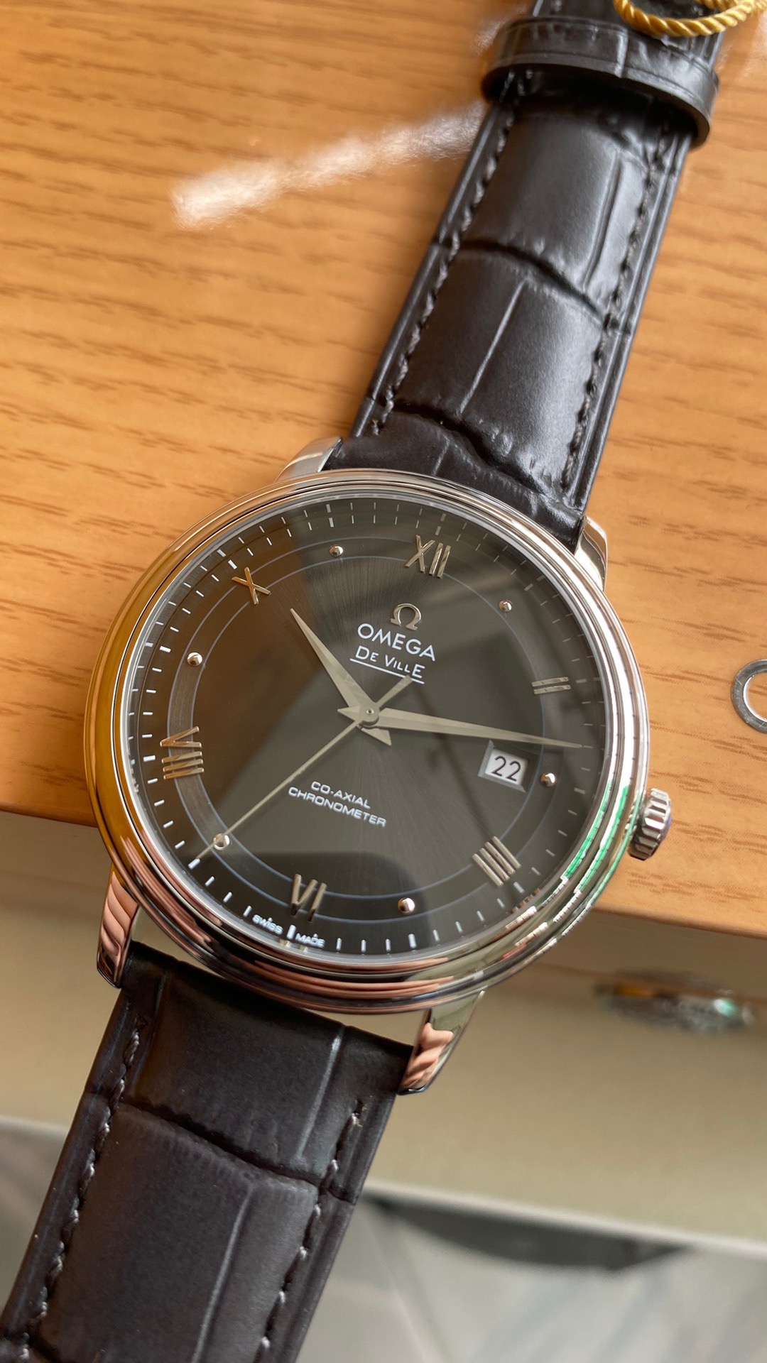 Omega A Factory V2 5 mm Watch Strap Steel 2500 Movement Dial Markers